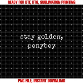 Funny Motivational Fitness Gym Parody Apparelfunny Motivational Stay Golden Ponyboy Tee