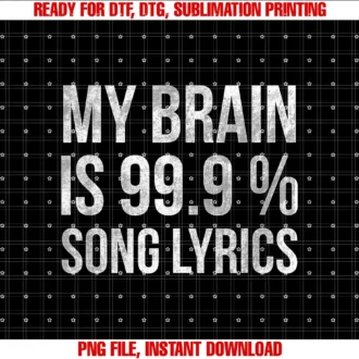 Funny Music Giftsmusic My Brain is 999 Song Lyrics Funny Singer Music Lover Tee