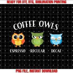 Coffee Owls Coffee Owl Birds Lover Nature Ornithologist Tee