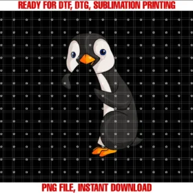 Penguin Lover Kids Girl Women Men  PNG, Sublimation Design