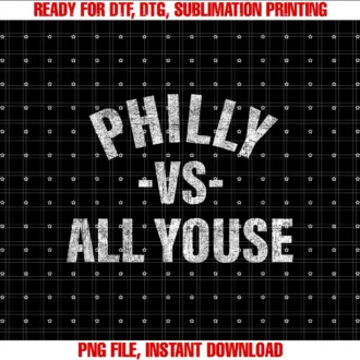 Funny Philadelphia Slang Apparel and Shirtsvintage Philly vs All Youse Funny Philadelphia Slang Retro Tee
