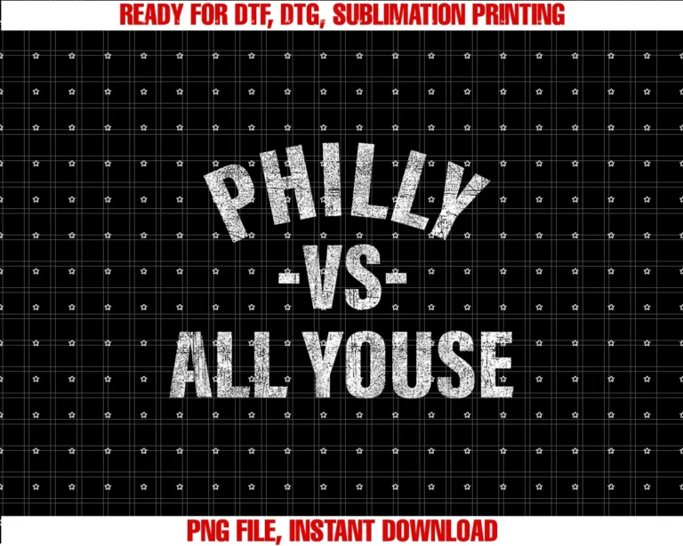 Funny Philadelphia Slang Apparel and Shirtsvintage Philly vs All Youse Funny Philadelphia Slang Retro Tee
