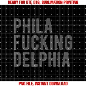 Funny Philly Collectionphila Fucking Delphia Philly Af Urban Hipster Meme PNG, Sublimation Design