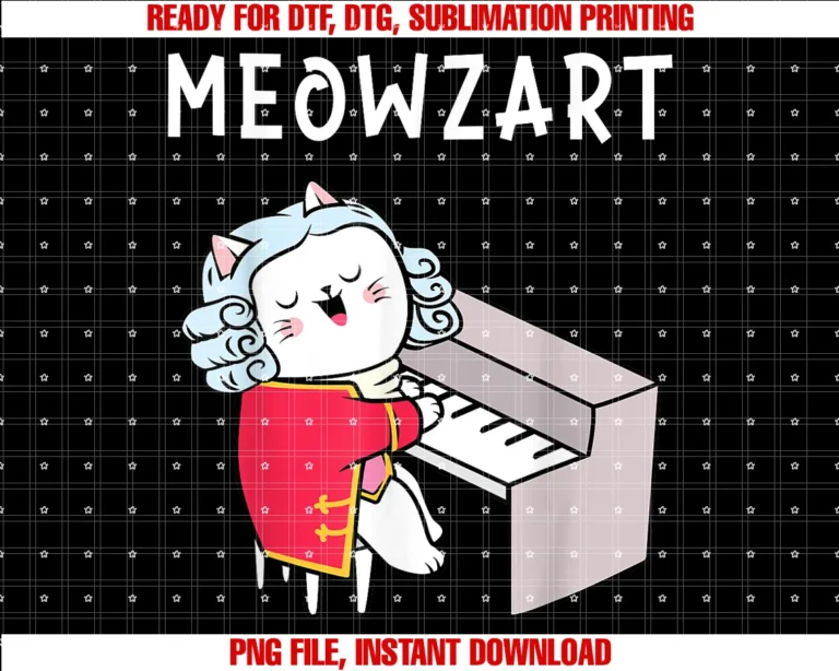 Funny Piano Shirtsmeowzart Piano Player Pianist Classical Music Lover Tee