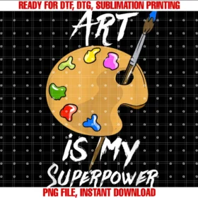 Funny Painting Gifts Coart is My Superpower Drawing Funny Art Teacher Artists Tee