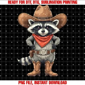 Funny Animal Racoon Shirt Women Cowboy Graphic Teeretro Raccoon Cowboy Cowgirl Vintage Western Country Tee