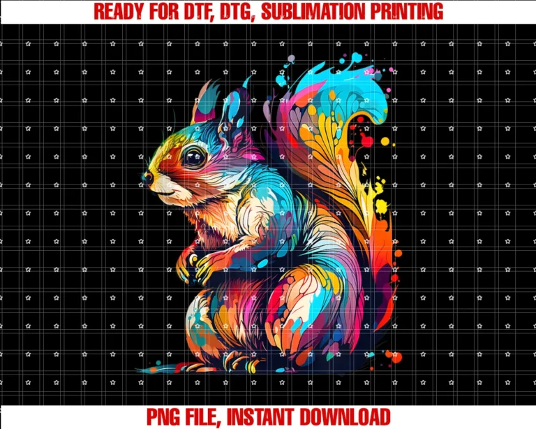 Colorful Geometric Squirrel Lover Gifts Men Womencute Squirrel Lover Colorful Pop Art Sciuridae Forest Animal Tee