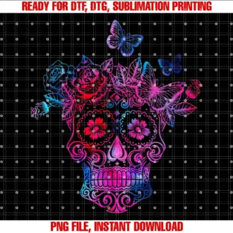 Colorful Tie Dye Sugar Skull Rainbow Day the Deadcolorful Tie Dye Sugar Skull Rainbow Dia De Los Muertos 2021 Tee