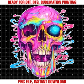 Colorful Trippy Skulls Apparel Accessoriesbrain Invasion Cool Graphic Design Trippy Colorful Skull Tee
