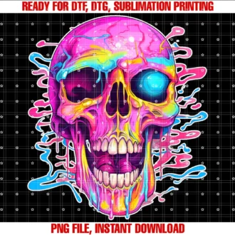 Colorful Trippy Skulls Apparel Accessoriesbrain Invasion Cool Graphic Design Trippy Colorful Skull Tee