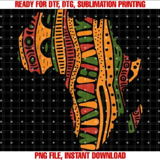Colourful Africa Map Gift for Men Women Africancolourful Africa Map Kente Cloth for Men Women African Lover Tee