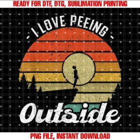 Cool Camping Hiking and Other Stuff Giftsi Love Peeing Outside Camper and Hiker Tee