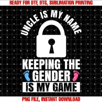 Cool Gender Reveal Keeper of the Gender Designmens Gender Reveal Design for a Keeper of the Gender Uncle Tee