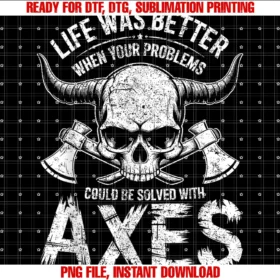 Cool Norse Mythology Designsviking Life Was Better With Axes Funny Norse Mythology Men Tee
