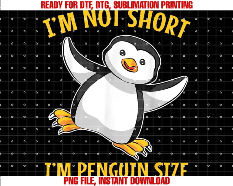 Cool Penguin Lover Apparelim Not Short Im Penguin Size Penguin Flightless Bird Lover Tee