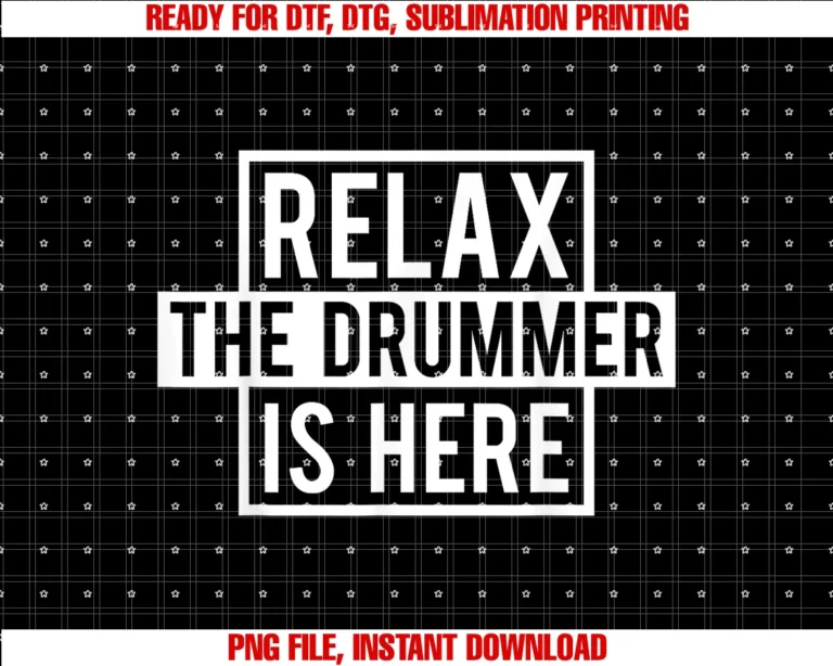 Cool Relax Drum Drumming Band Gifts Presentsfunny Drummer Relax the Drummer is Here Tee Tee