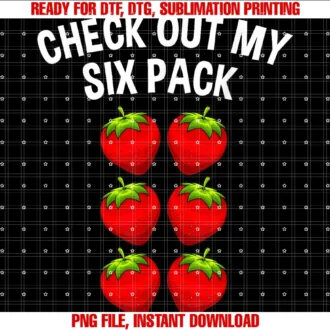 Cool Strawberry Gift Boy Girl Accessories Stuffcute Check Out My Six Pack Art Strawberry Lover Men Women Tee