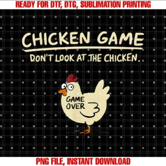 Cool Teeschicken Game Dont Look at the Chicken Funny Chicken Tee