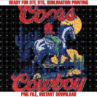 Coor Cowboy Western Desert Scene Vintagevintage the Original Coor Cowboy Howdy Western Country Tee