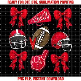 Coquette Game Day Football Cheer Mom Team Sportcoquette Game Day Football Cheer Mom Funny Football Lover Tee