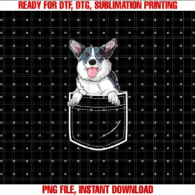 Corgi Du Clothingcorgi in Your Front Pocket Funny Dog Lover Men Women Gifts Tee