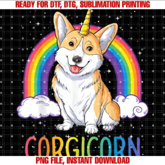 Corgi Du Clothingcorgicorn Corgi Unicorn Girls Space Galaxy Rainbow Tee