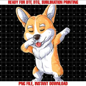 Corgi Du Clothingdabbing Corgi Boys Kids Dog Lover Dab Dance Gifts Tee