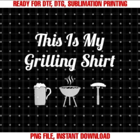 Corgi Designthis is My Grilling Shirt Funny Bbq Grill Dad Tee