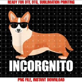 Corgi Dog Shirts Cofunny Corgi Lover Gift Incorgnito Corgi Men Women Kids Tee