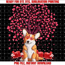 Corgi Dog Valentines Giftscorgi Dog Lover Funny Corgi Valentines Day Tee