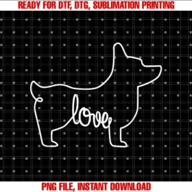 Corgi Life Apparelcorgi Dog Puppy Animal Love Art Sketch Gift Tee