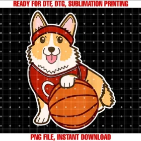Corgi Love Giftsfunny Cute Corgi Basketball Player Lover Gift Corgis Owner Tee