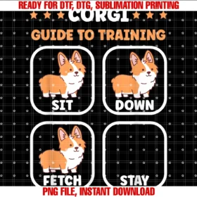 Corgi Lover Dog and Corgi Owner Apperalfunny Corgi Guide to Trainig Dog Owner Corgi Tee