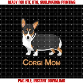 Corgi Lover Shirts by Csforestwomens Cute Black Tricolor Pembroke Welsh Corgi Mom Dog Lover Tee