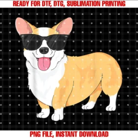 Corgis by 14th Floorvintage Cool Corgi for Boys Kids Dog Sunglasses Tee