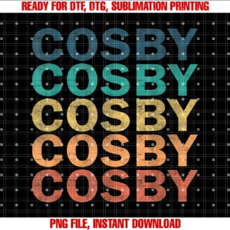 Cosby Namecosby Vintage Retro Cosby Name Tee
