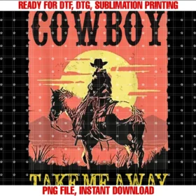 Country Girls Love Peaceretro Cowboy Riding Horse Take Me Away Western Country Girls Tee