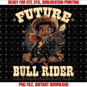 Country Western Rodeo Kids Clothesfuture Bull Rider Black Bull Riding Cowboy Rodeo Boy Kids Tee