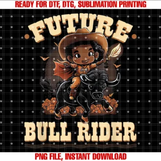 Country Western Rodeo Kids Clothesfuture Bull Rider Black Bull Riding Cowboy Rodeo Boy Kids Tee