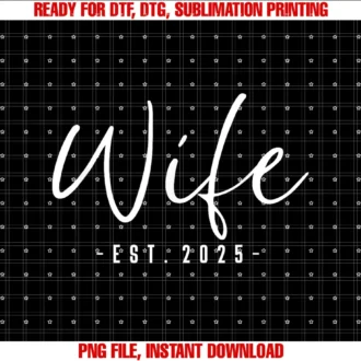 Couples Gifts for Husband and Wife Matchingwife Est 2025 Just Married Honeymoon Wedding Couples Tee