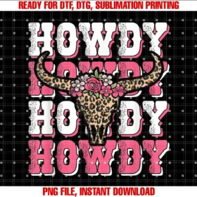 Cowboy Cowgirl Outfit for Womenhowdy Western Country Southern Bull Skull Rodeo Pink Cowgirl Tee