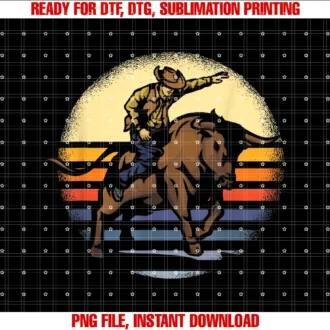 Cowboy Rodeo Rider Bull Riding Cowgirl Gift Ideasbull Riding Rodeo Rider Cowboy Western Vintage Retro Gift Tee
