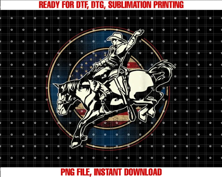 Cowboy Rodeo Rider Bull Riding Cowgirl Gift Ideasrodeo Bull Rider Patriotic American Flag Usa Cowboy Gift Tee