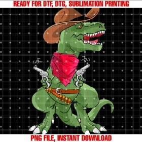 Cowboy Trex Giftdinosaur Cowboy Western Rodeo Howdy Trex Tee