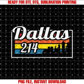 Cowboy Texas Tourist Visitors Gift Ideavintage Dallas Skyline 214 State of Texas Retro Gift Tee