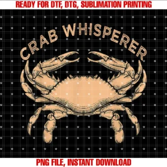 Crab Fishing Crabbing Giftscrab Whisperer Vintage Crabbing Hunting Fishing Crab Tee