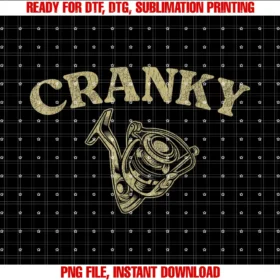 Cranky Fishing Shirtcrankbait Fishing Lure Funny Cranky Men Fishing Tee