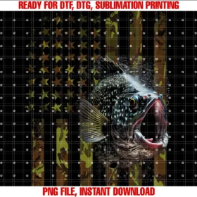 Crappie Fishing Gear Giftscrappie Fishing Camo Flag Camo American Flag Crappie Fishing Tee