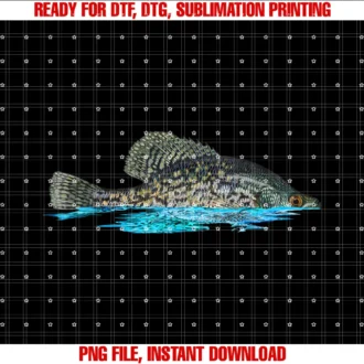 Crappie Fishing Graphic for Crappie Fishermanfishing for Crappie Fish Graphic Art Crappie Fisherman Tee