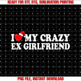 Crazy Ex Love Appareli Love My Crazy Ex Girlfriend Heart Love My Ex Gf Christmas Tee